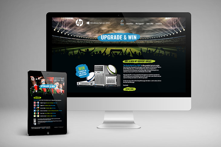 HP & Westcoast Responsive website design