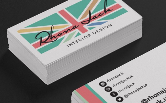Rhona Jack Branding and business card design