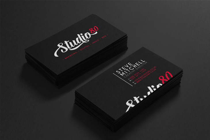 Studio80 business cards