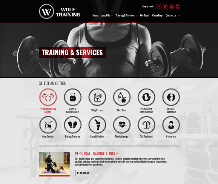 WoleTraining Responsive Website Design